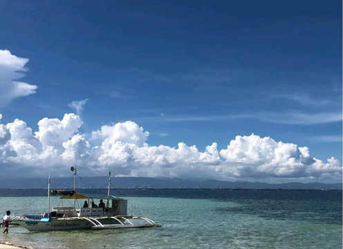 菲律宾,淡蓝的海