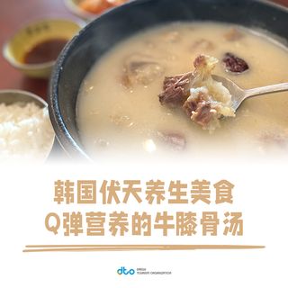 【美味in大邱】韩国养生美食之Q弹营养的牛膝骨汤