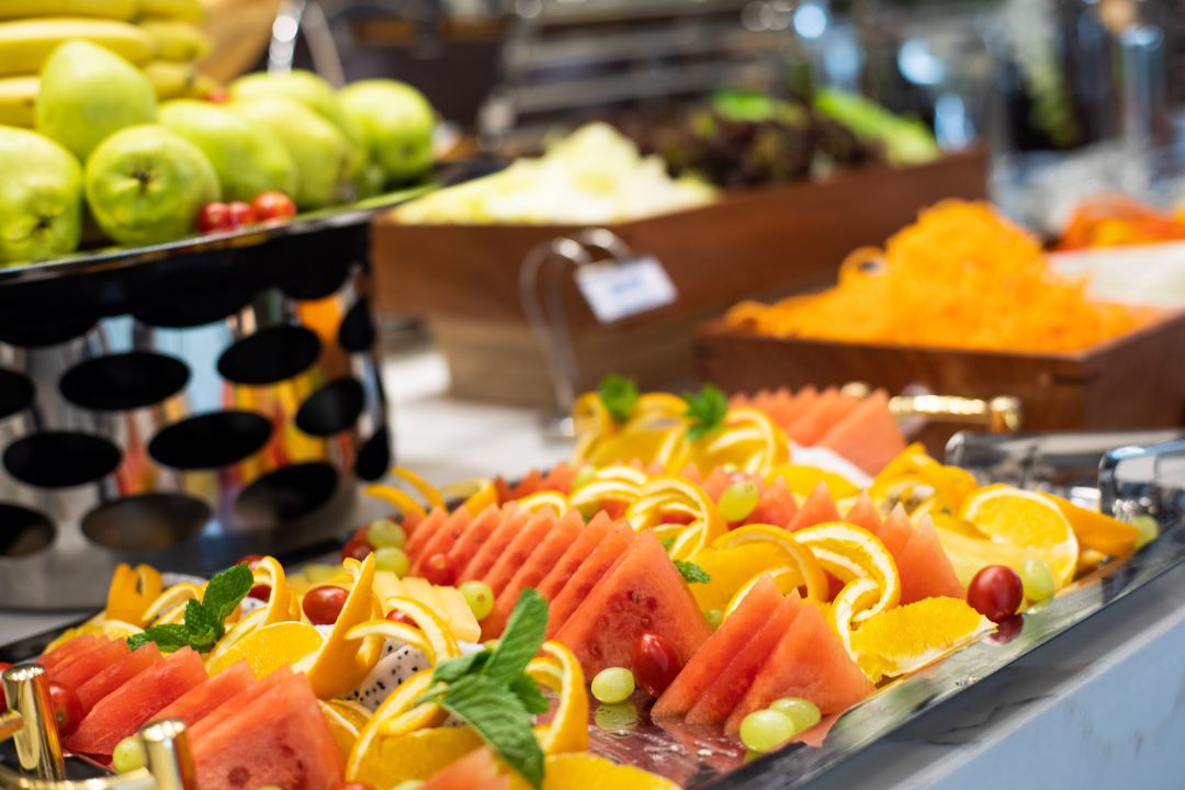 希尔顿欢朋酒店自助早餐餐厅图片