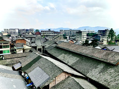 乐山游记图片] 罗城古镇~山顶上的“船”，中国的诺亚方舟，喝茶打牌的天堂，多民族文化的汇合