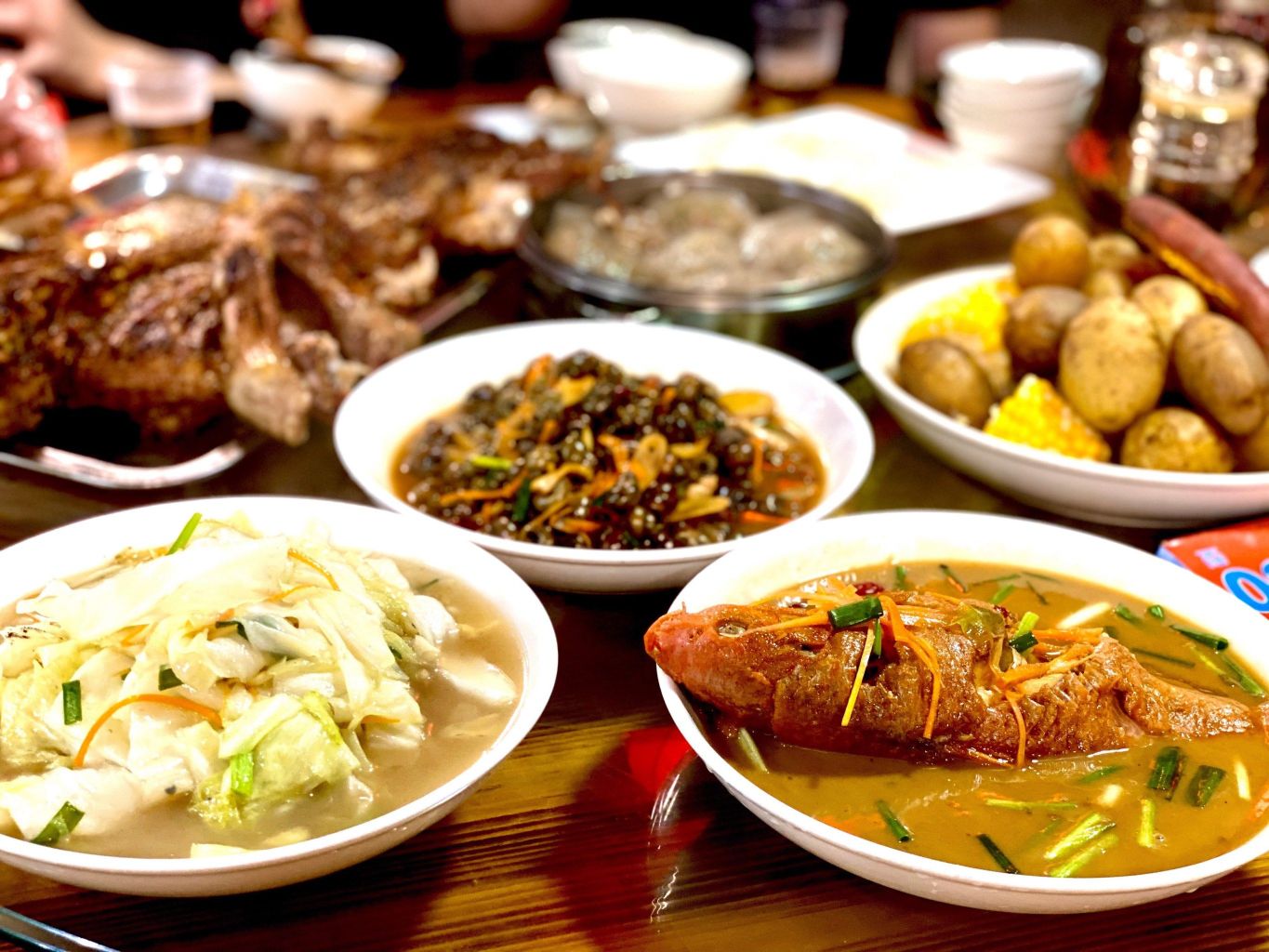 岭上人家岭峰古楼烤全羊餐厅图片