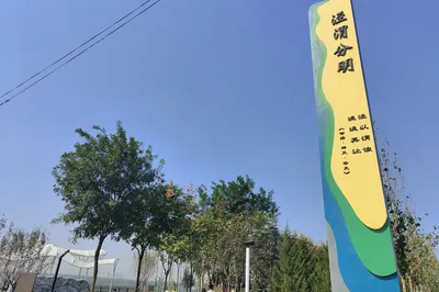泾渭分明观景台
