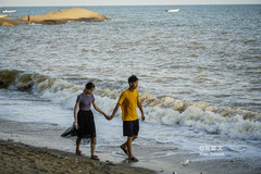 钦州游记图片] 三娘湾人气不如银滩金滩，这里风光异常独特，因为原生态免费开放
