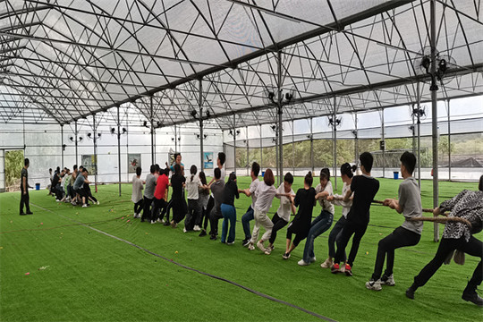 深圳罗湖周边适合30人以上团建的田中园拓展基地