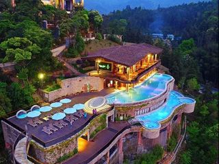 全球Top50生态度假村!南昆山上泡峭壁温泉民宿丨十字水生态温泉