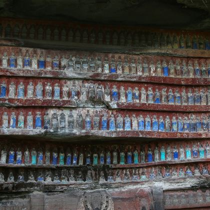 重庆出发安岳石刻圆觉洞+千佛寨+木门寺+卧佛院一日游