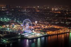 曼谷夜市摩天轮-曼谷