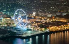 曼谷夜市摩天轮-曼谷