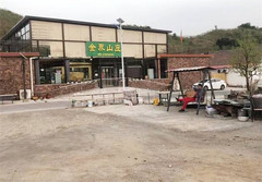下营镇游记图片] 天津蓟县梨木台金界山庄，超大露台俯瞰全村，农家菜更丰盛至极！