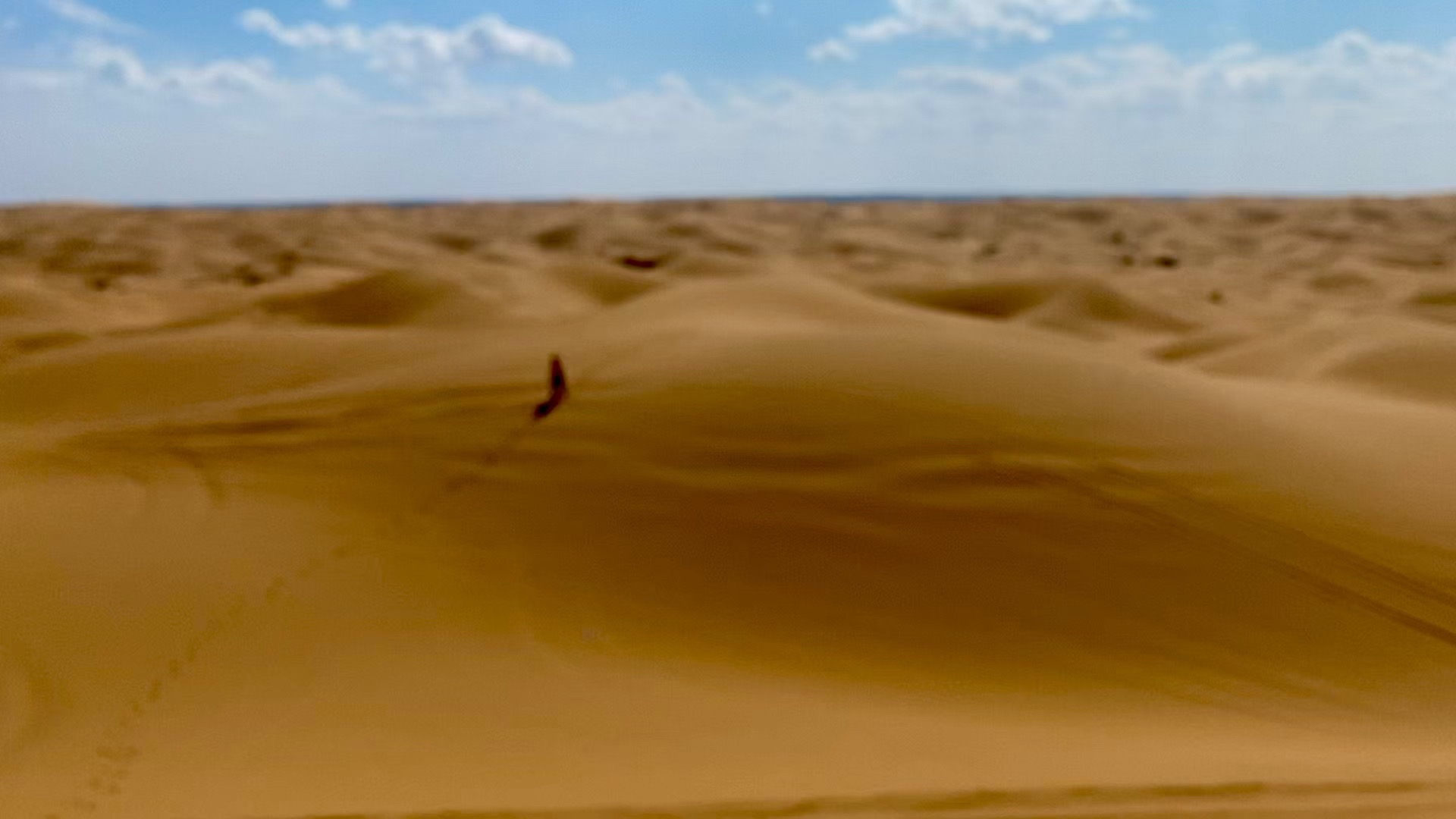 内蒙古的沙漠