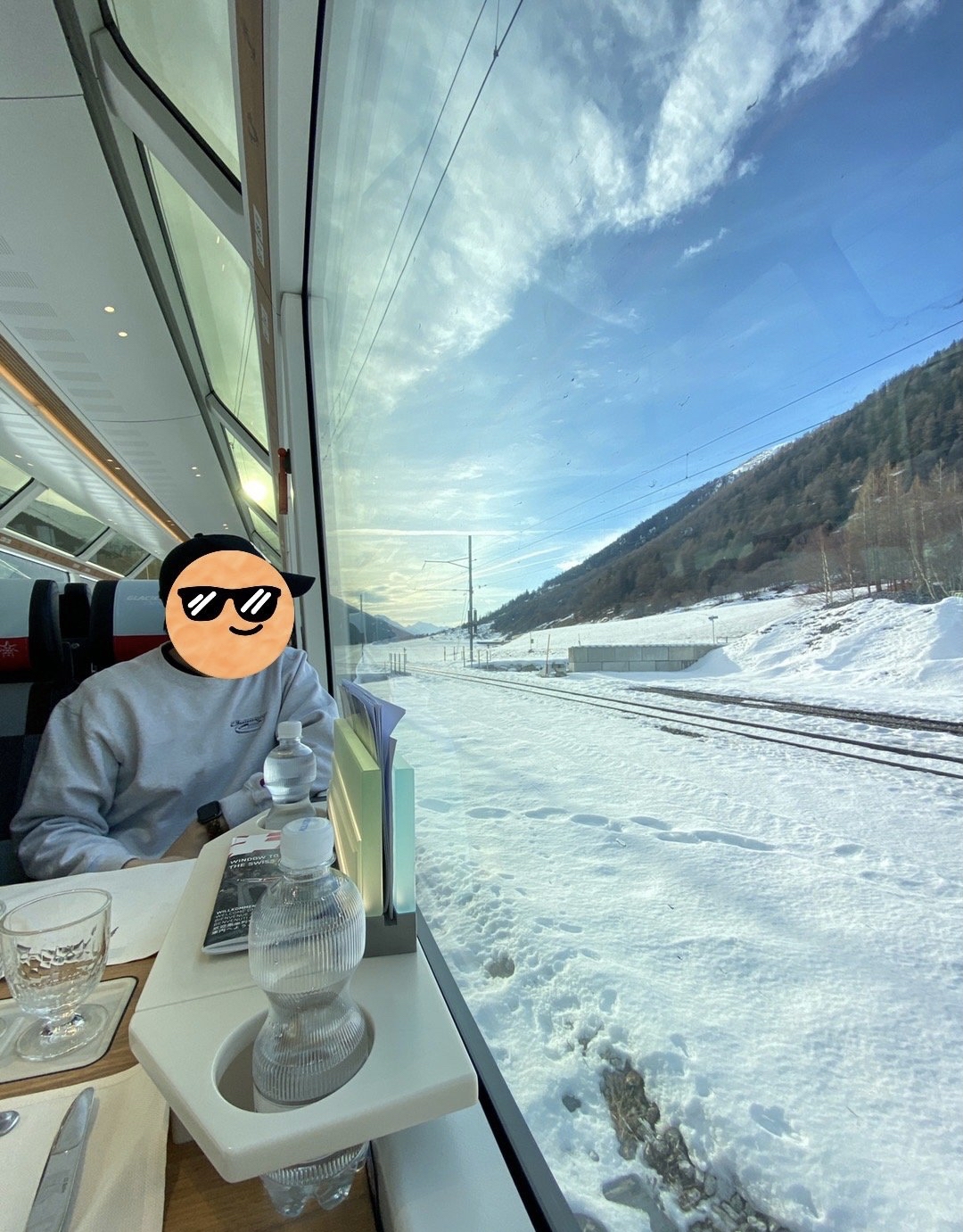 🇨🇭瑞士冰雪列车Glacier Express+餐食
