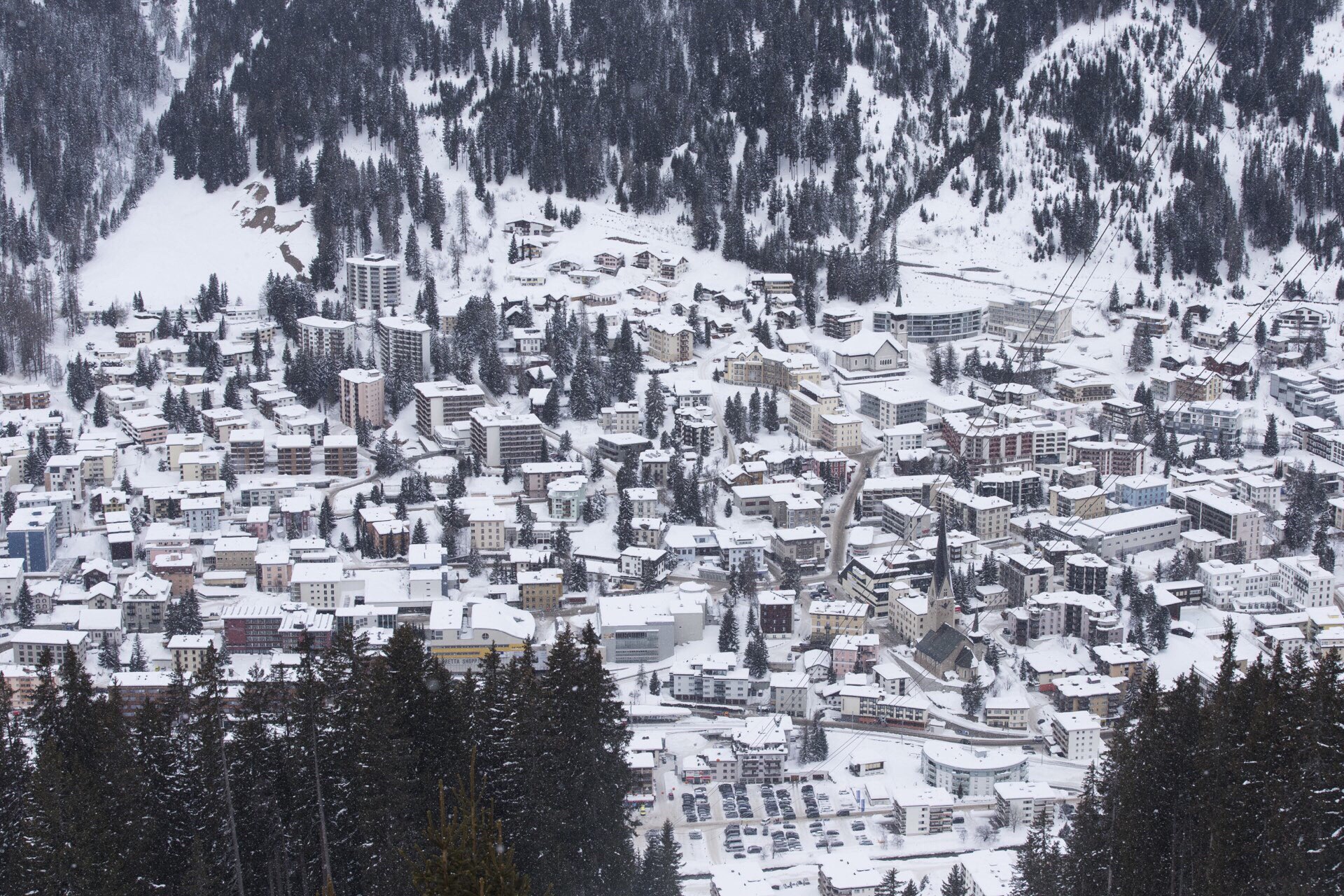 达沃斯，阿尔卑斯山区海拔最高的小镇