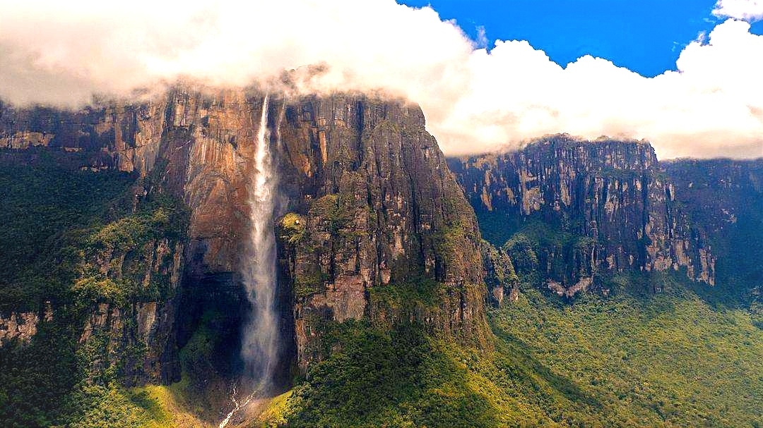 安赫尔瀑布世界上落差第一大的瀑布
