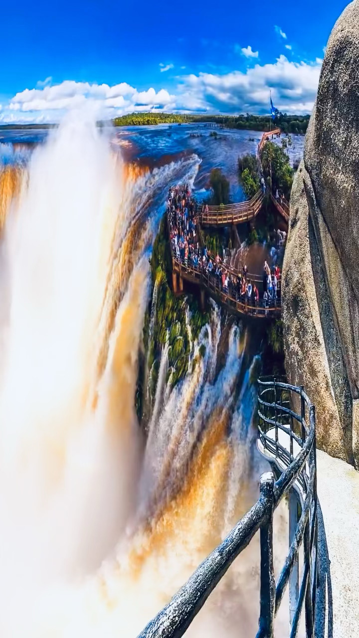 伊瓜苏瀑布太美了