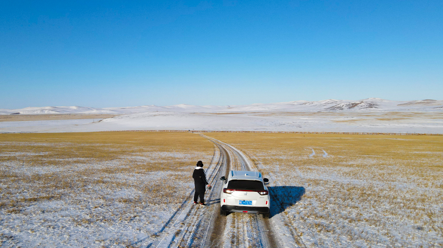 呼伦贝尔大雪原撒欢儿的野玩法之SUV穿越