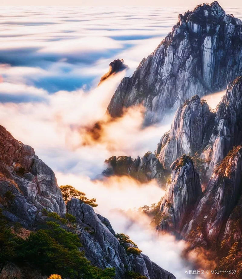 想看云海吗？到黄山来，给你一种入仙镜的感觉