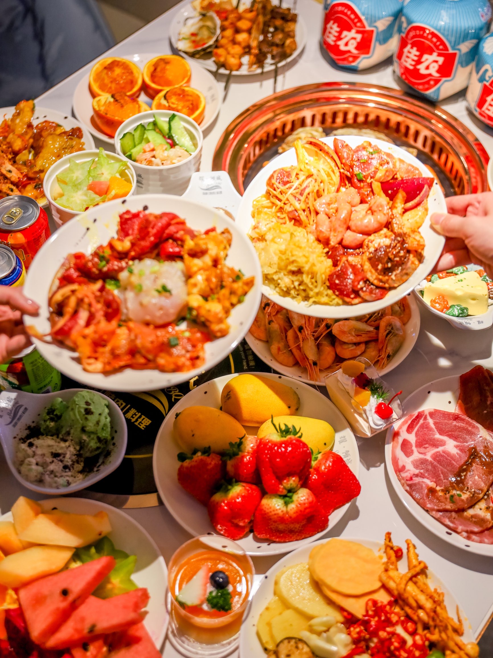 倾城自助海鲜烤肉(武清区大光明中心店)