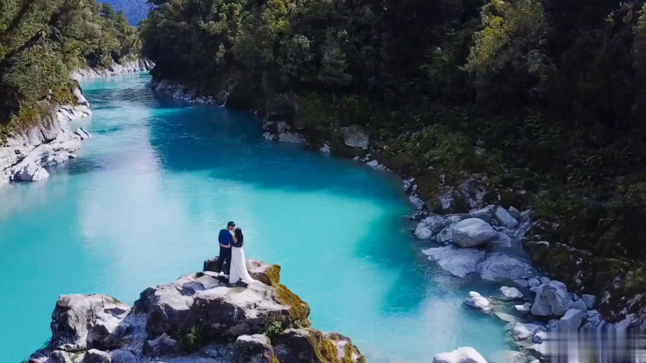 新西兰最蓝的湖Hokitika Gorge!美到心醉! 这里是新西兰西岸最推荐来的地方！！！我们在这