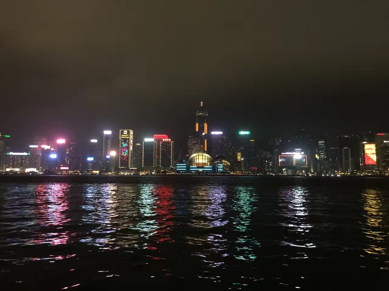 醉美维多利亚港夜景