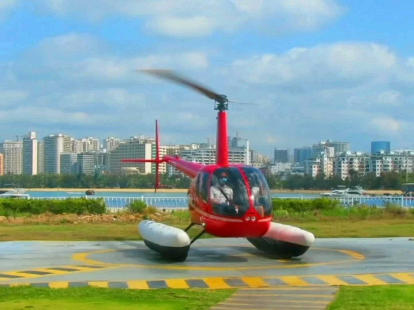 直升机 3公里飞行航拍 | 三亚凤凰岛