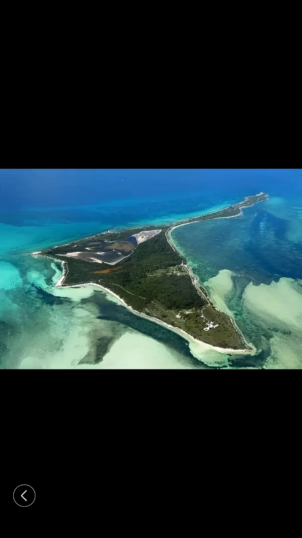 巴哈马的鱼形岛