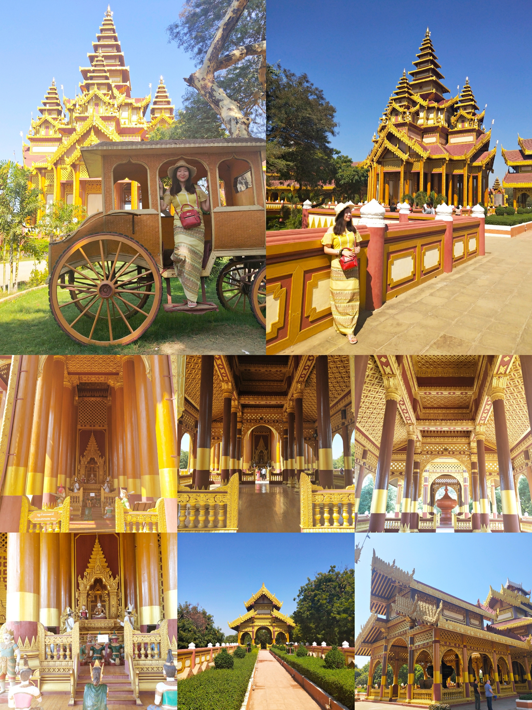 缅甸蒲甘金皇宫🌸｜超喜欢逛金皇宫🥰