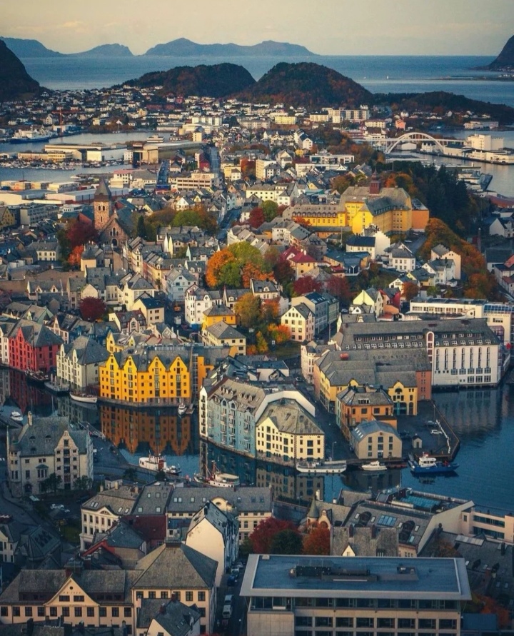 💯[值得推荐]宝藏小镇|奥勒松| 挪威