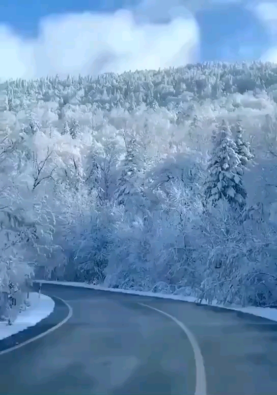 九寨沟雪景
