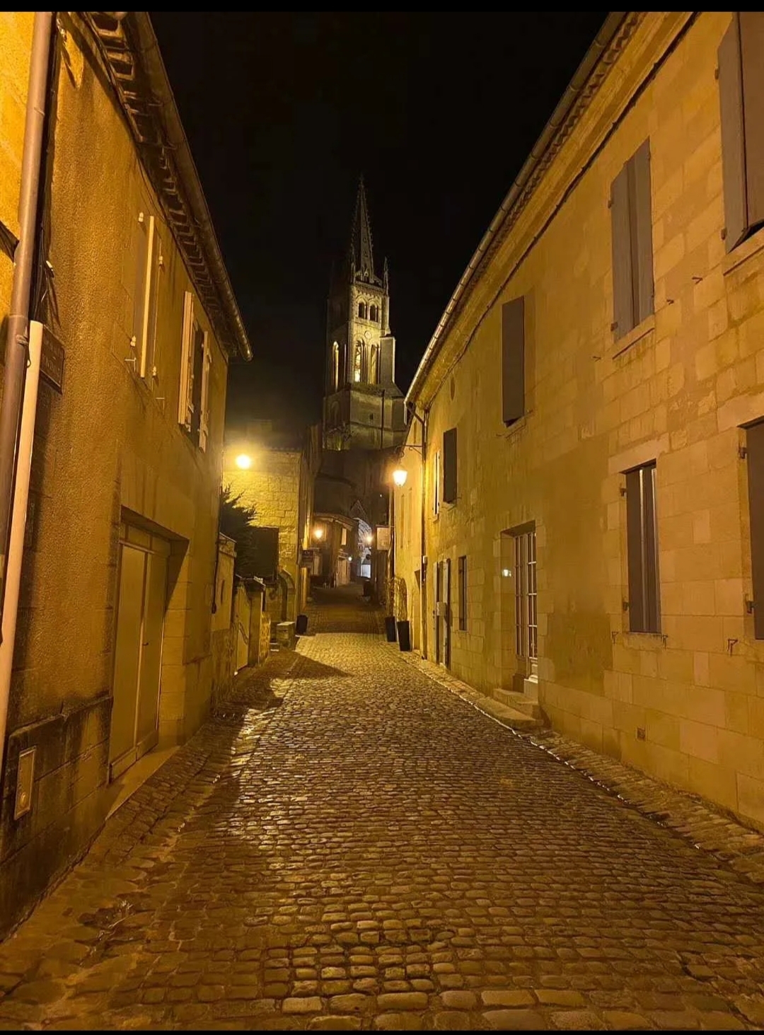 圣爱美隆可不仅仅只有红酒，整个城镇都特别迷人。夜间拍摄街上略冷清。\uFFFC巴黎小镇和临近的葡萄园