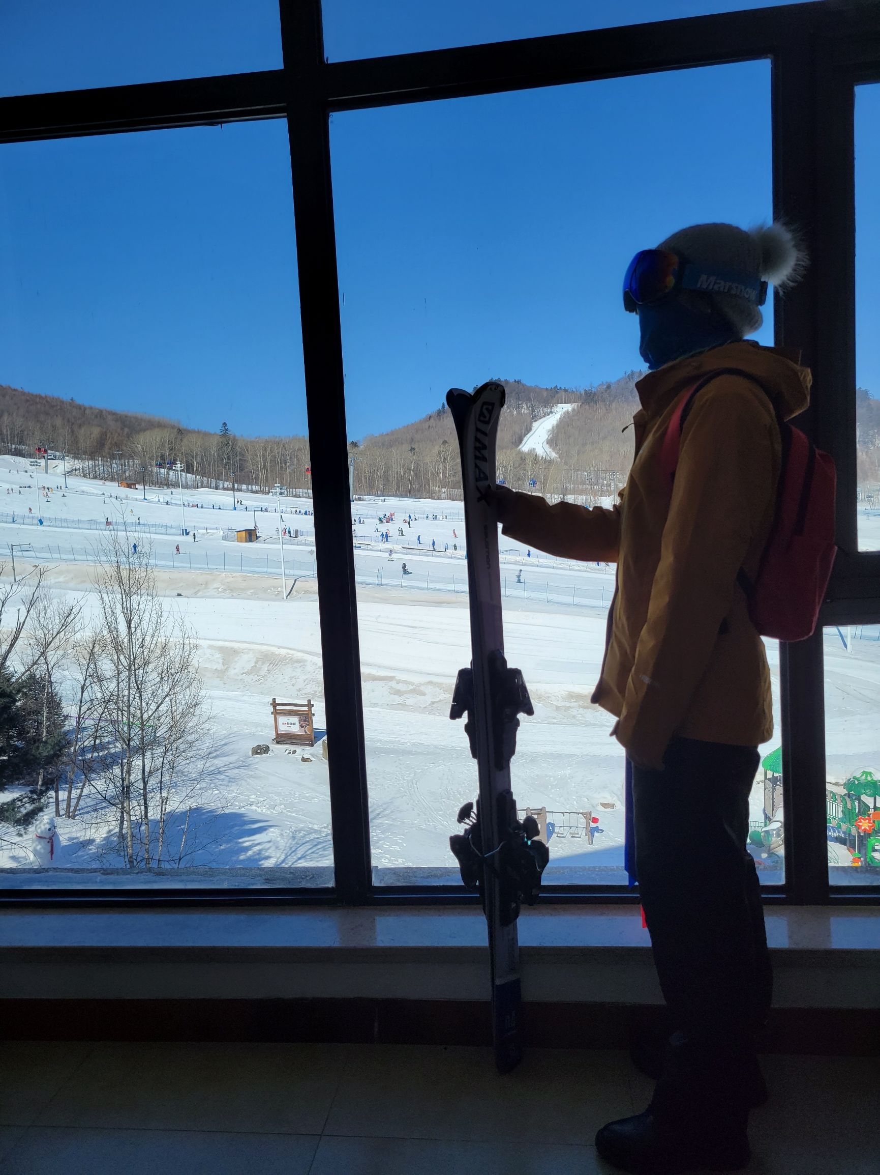 长白山滑雪，人生第一次畅滑