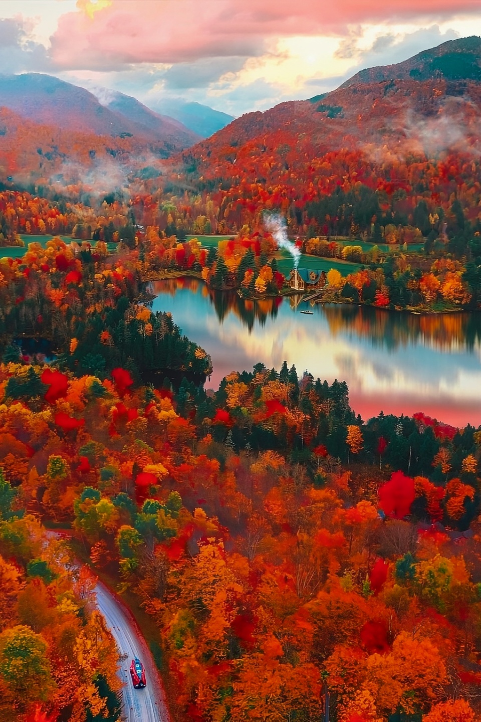 美国旅行世界最红最独一无二的枫叶秋景