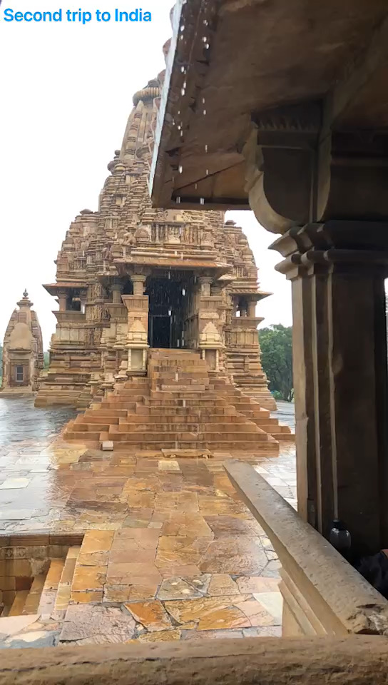 第二次印度之旅，克久拉霍古庙等雨