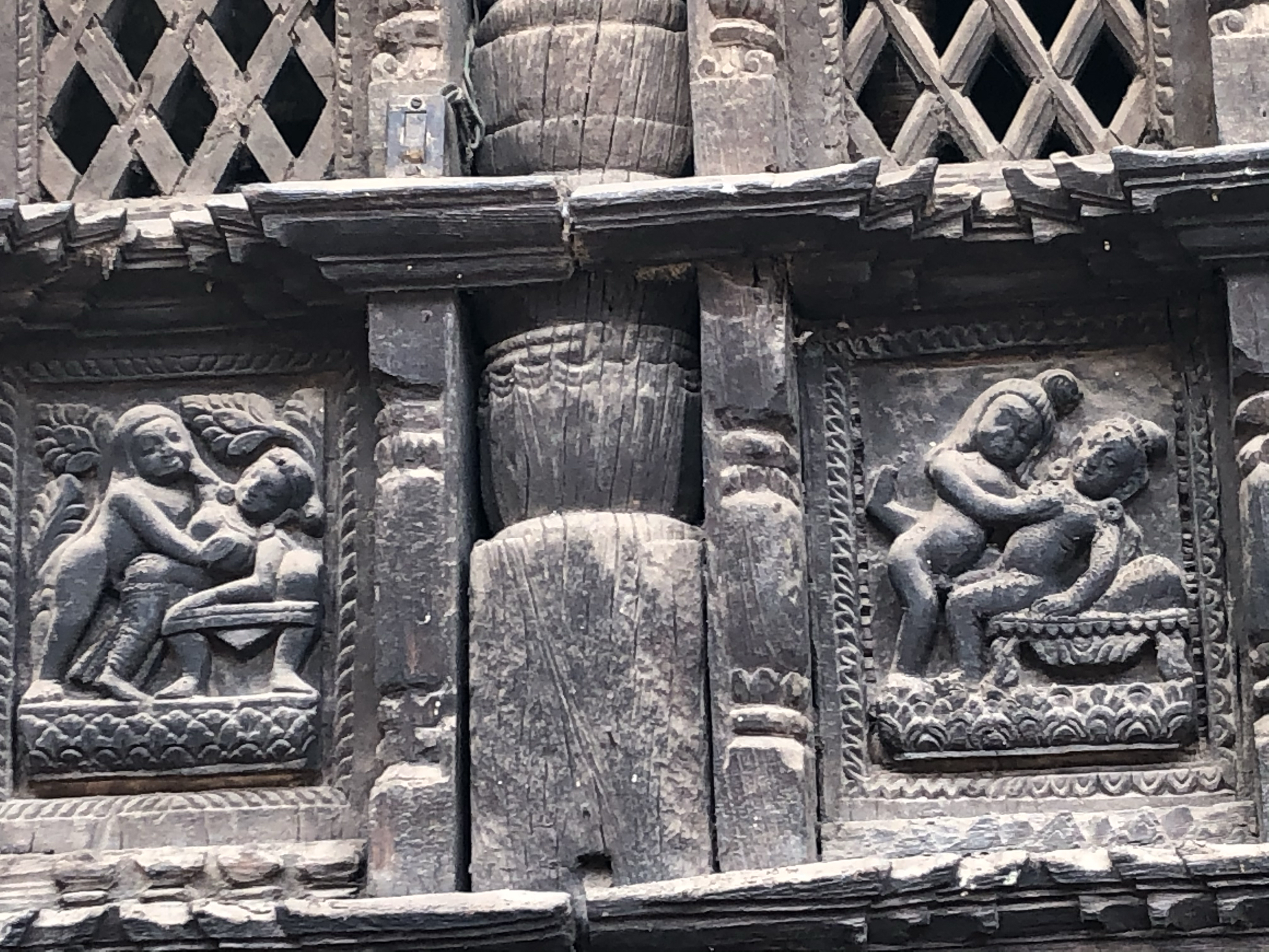 尼泊尔精美木雕