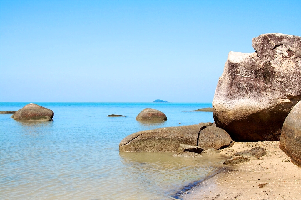 碧海蓝天伯沙岛