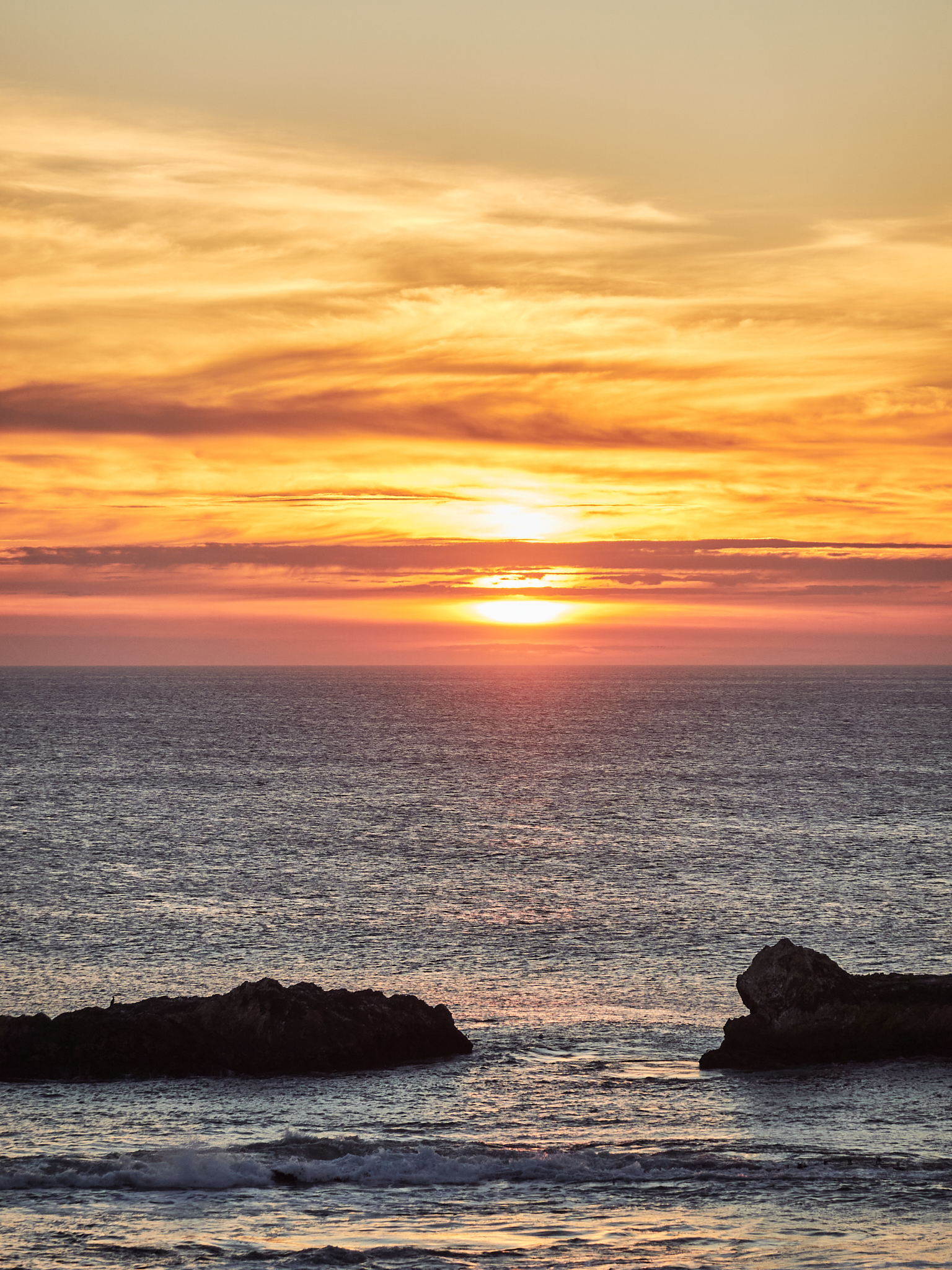 加州半月湾🌙在断崖酒店欣赏一场海边日落