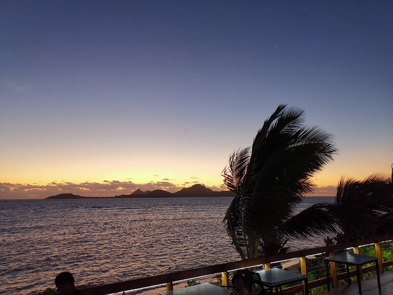 斐济海岛黄昏