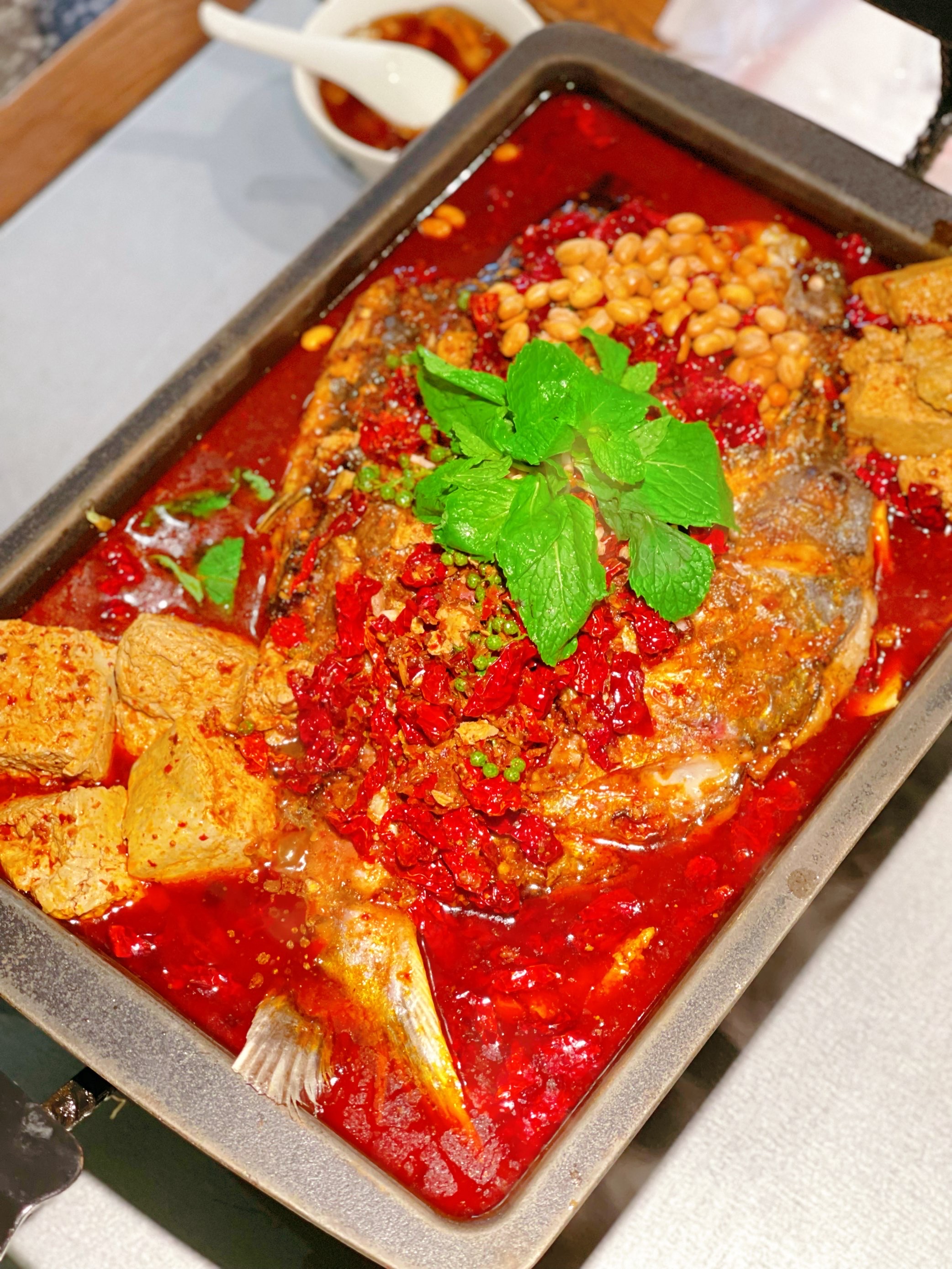 探鱼·鲜青椒爽麻烤鱼(青羊万达店)