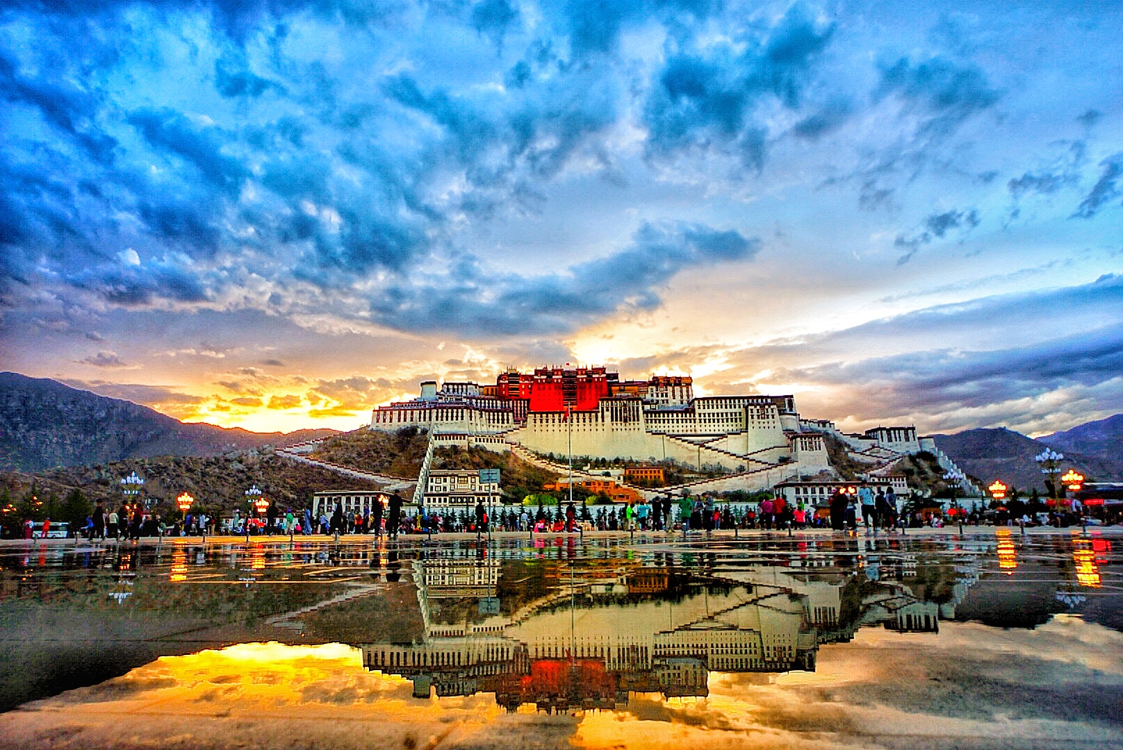冬游西藏布达拉宫