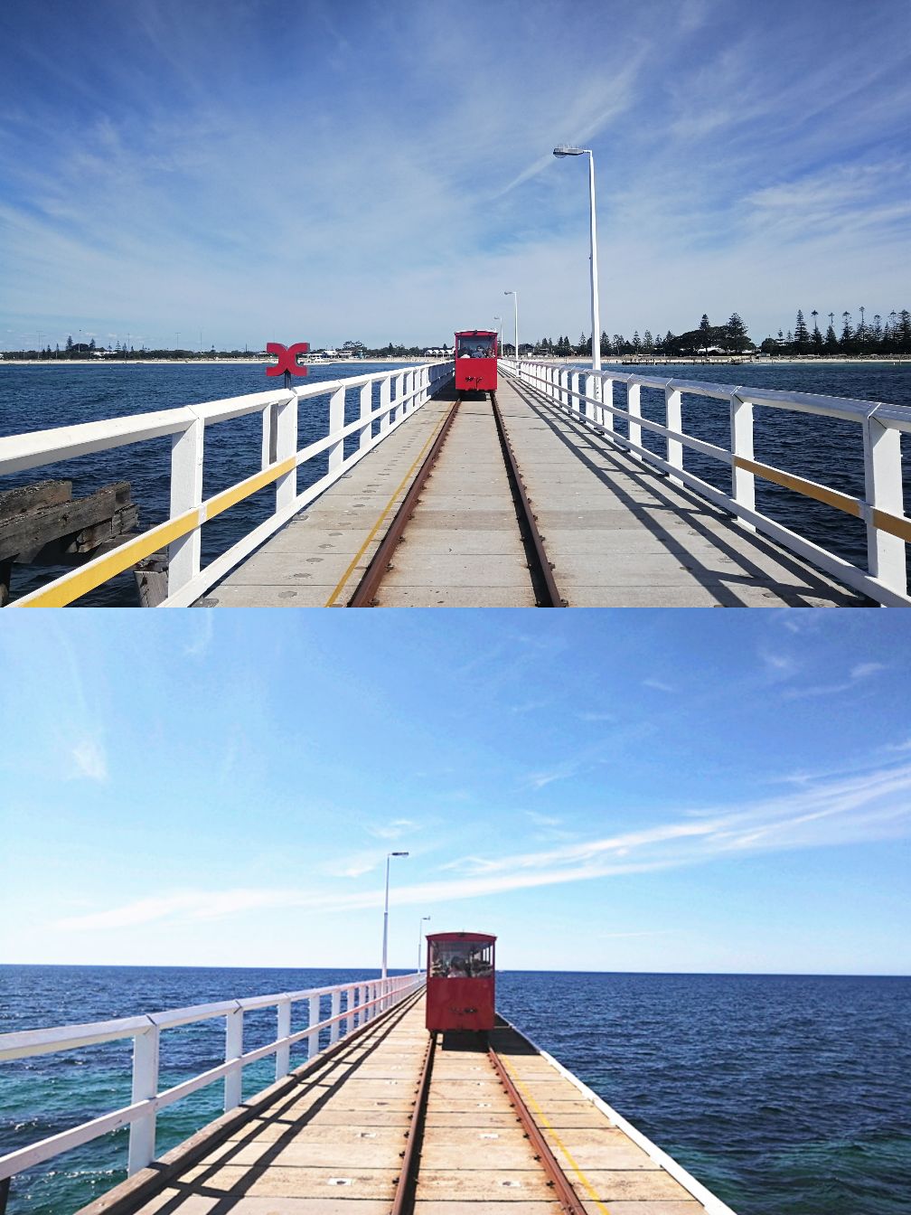 西澳巴瑟尔顿栈桥，海边的千与千寻小火车