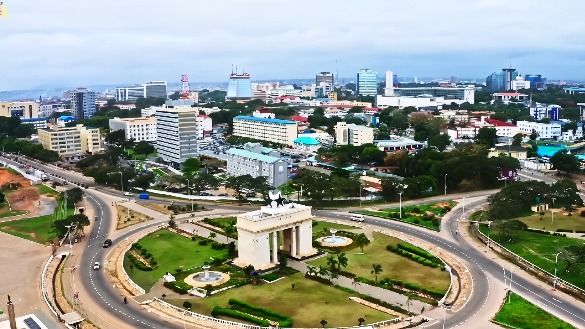 加纳阿克拉欧式广场