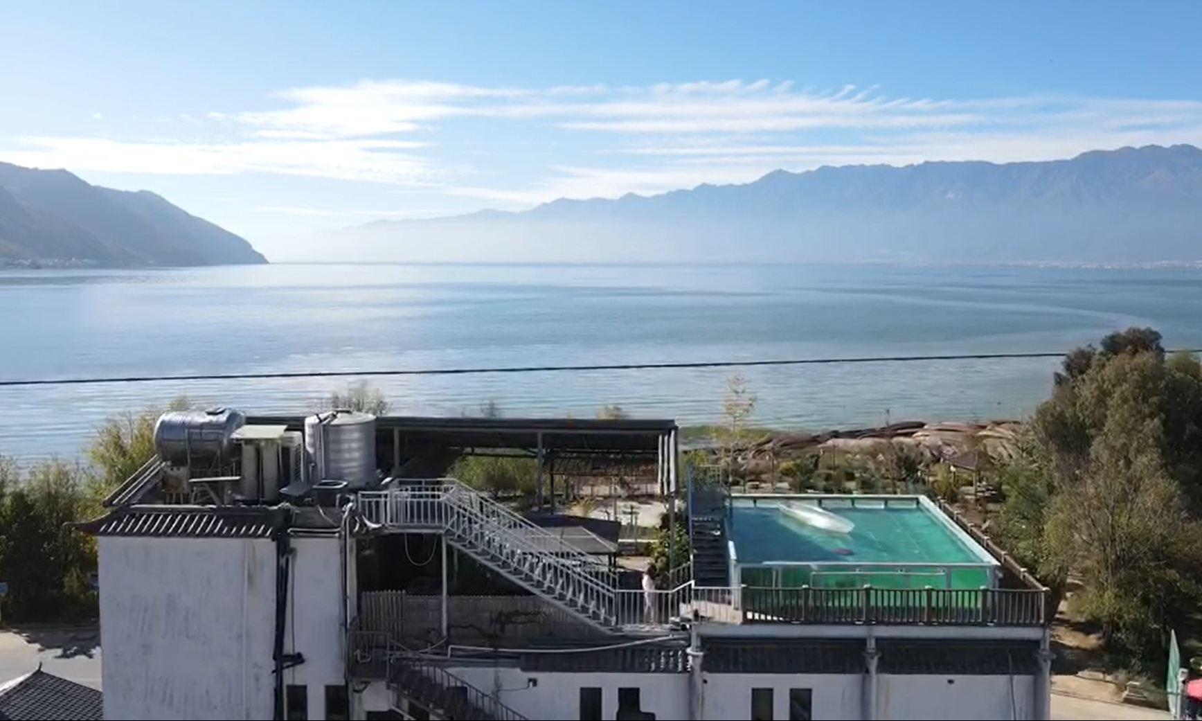 航拍·冬季·双墨洱海假日·海景艺术酒店