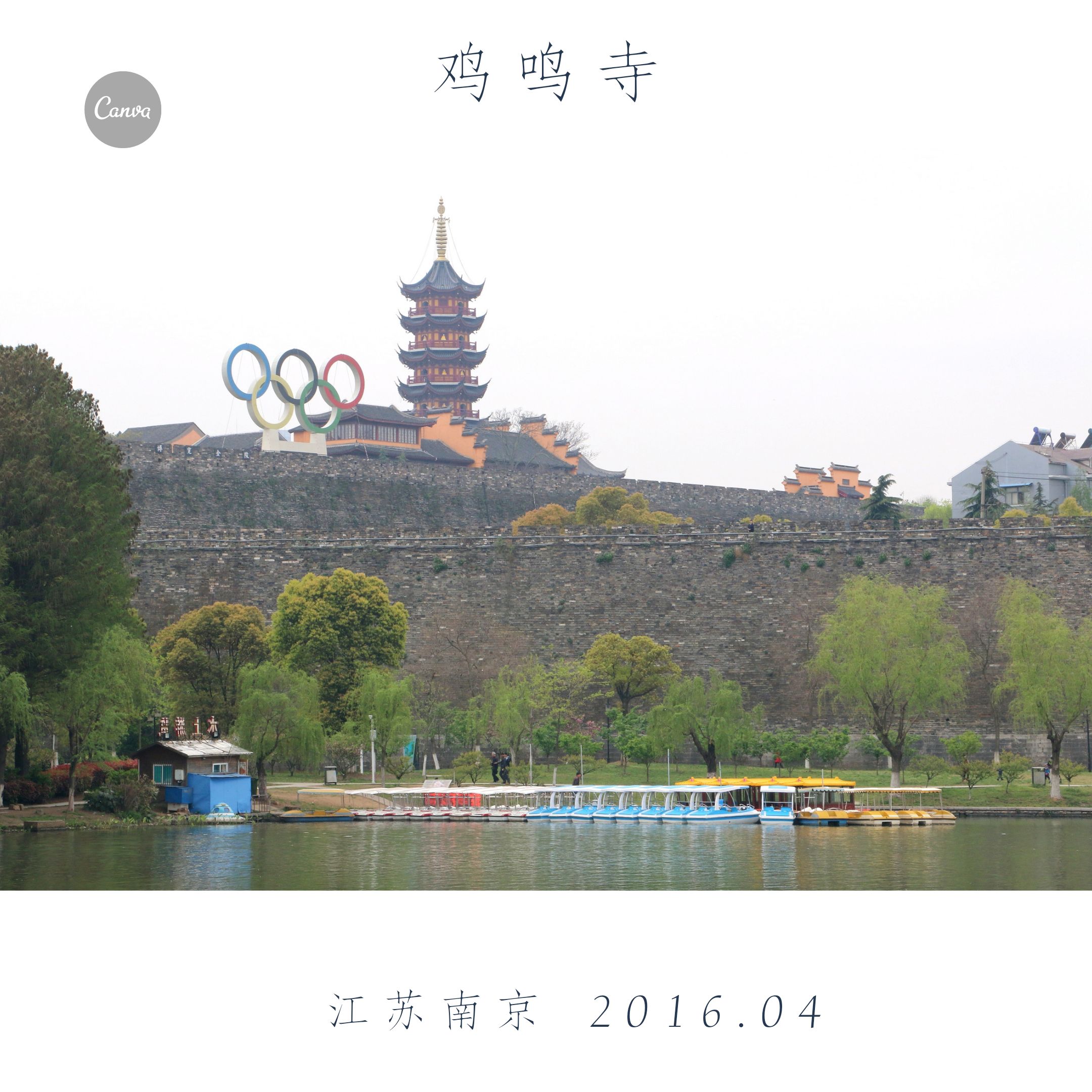 【南京祈福】樱花尾期的鸡鸣寺