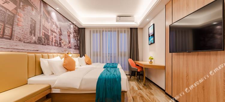 乐桔酒店(郑州蝶湖公园滨河新城地铁站店)图片