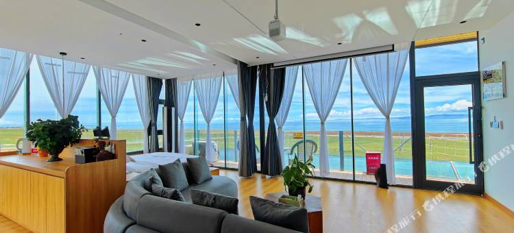青海湖阿若啦湖景美宿图片