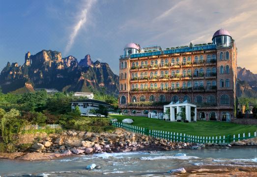 张家界肖恩城堡外景图