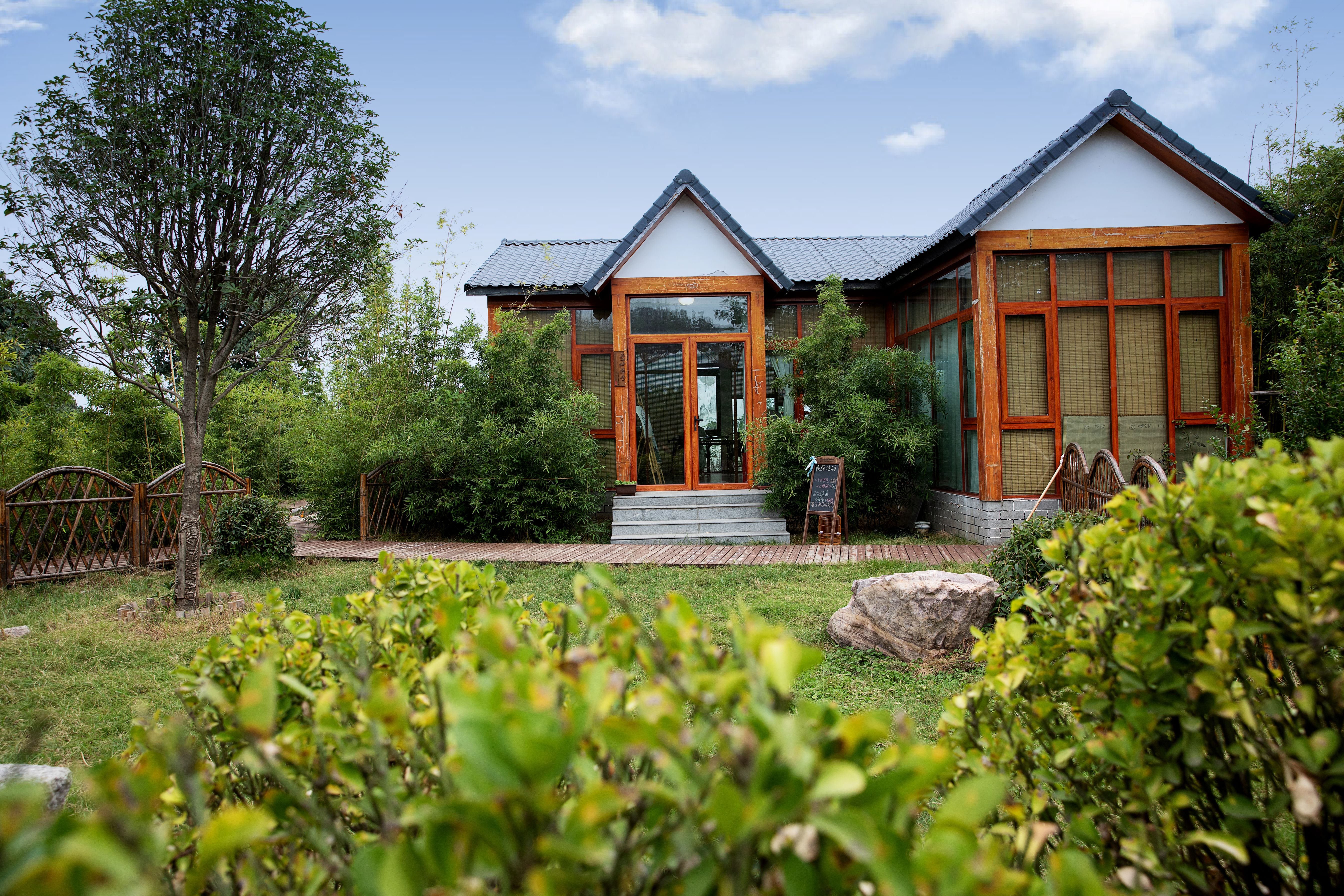 Huangdi health resort RV camping baseOver view