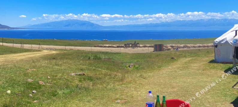 赛里木湖毡房姑娘牧家乐图片