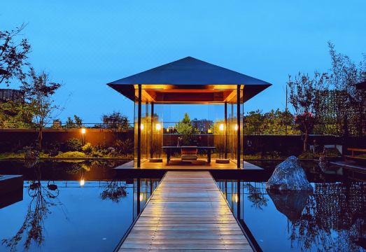 住进一朵禅茶里|太古熙壤?空中花园美学酒店（成都锦里武侯祠店）外景图