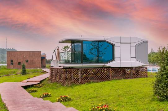 印象池西太空舱露营地(长白山旅游集散服务中心店)图片