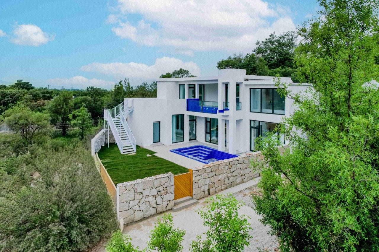 花筑·乌托邦·露天泳池度假院落集群居(北京八达岭店)图片